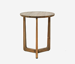CALVIN ROUND SIDE TABLE 50 NATURAL