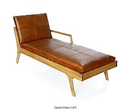 FIFTIES LEATHER DAYBED NATURAL
