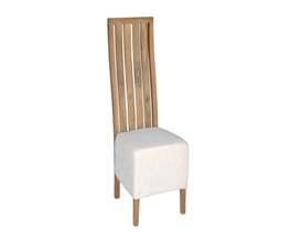 VILLE MOD FAT DINING CHAIR NATURAL GLOBAL 140CREAM
